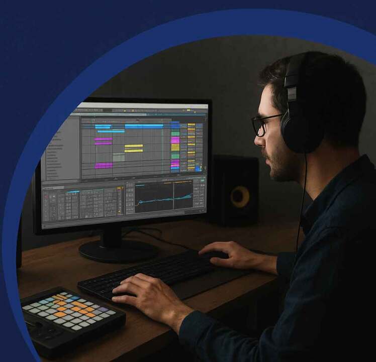 دوره آموزش موسیقی الکترونیک با Ableton Live در اصفهان | آموزش تخصصی میکس و مسترینگ